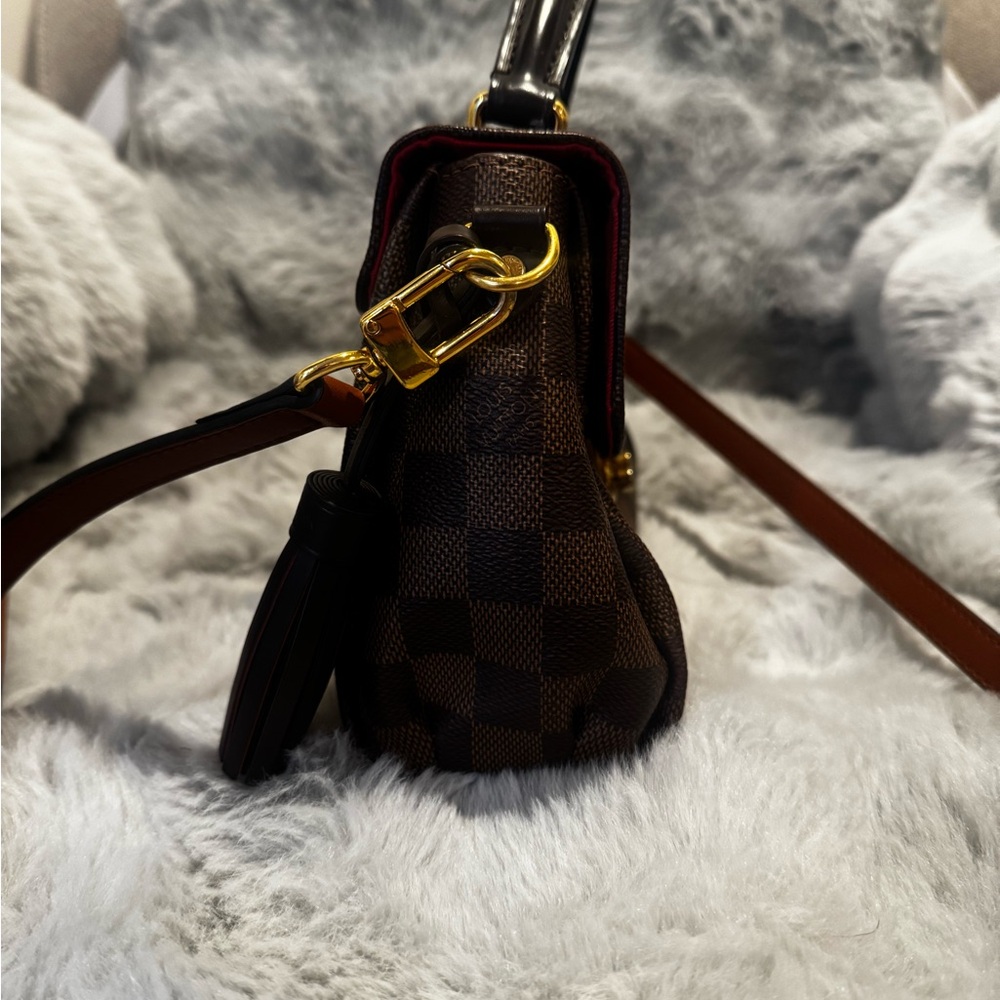 Louis Vuitton Brown Damier Ebene Top Handle Crossbody Bag - Picture 16 of 16